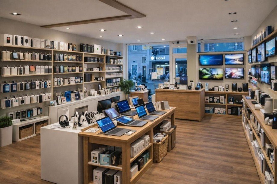 KI generiert Ladenlokal L�nen