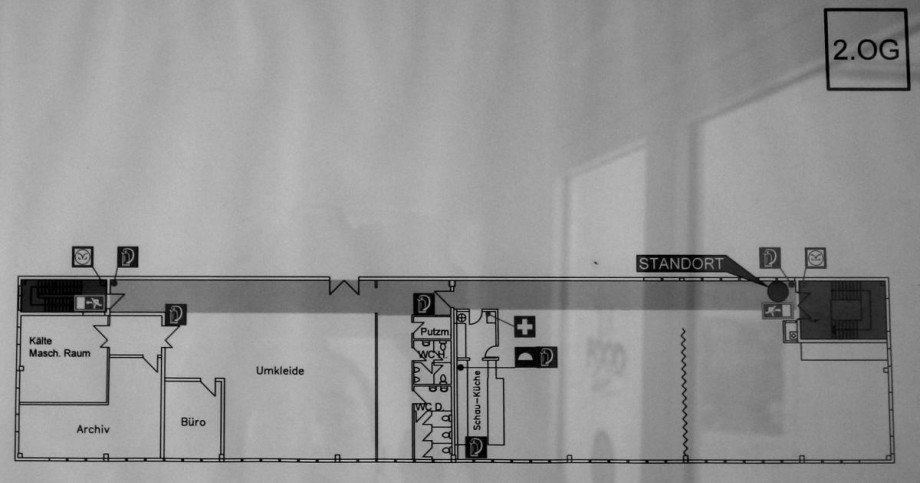 Grundriss Ausstellungsfl�che Dortmund